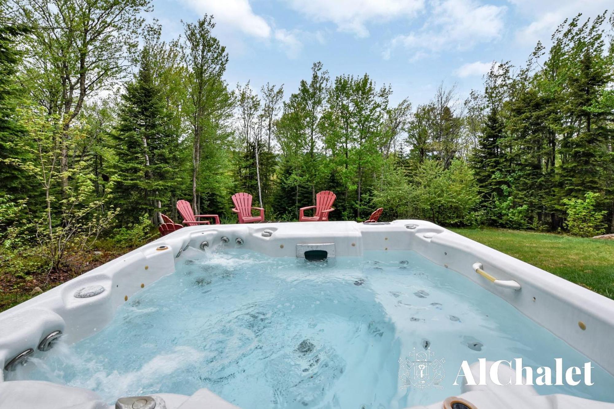 Chalet A-Evasion- Holidays & Spa Petite-Riviere-Saint-Francois Ngoại thất bức ảnh